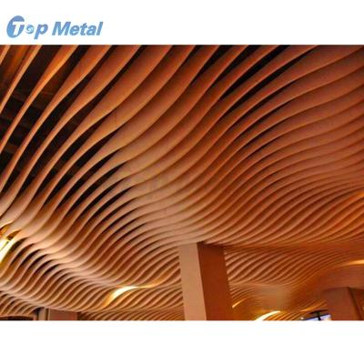 China Building Materials Good Quality Aluminum Ceilings Artistic Types Curved Design 3D Aluminum Ceiling Tube for sale