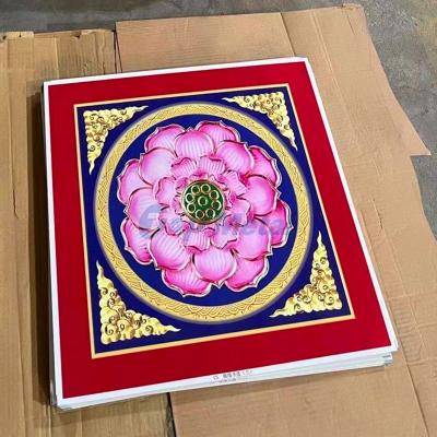 China Temple Artistic Ceilings Decorative Square Aluminum Ceiling Tiles for sale