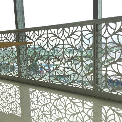 China Low Price Easily Assembled Perforated Metal Fencing Laser Cut Aluminum Fence Panel For Decoration for sale