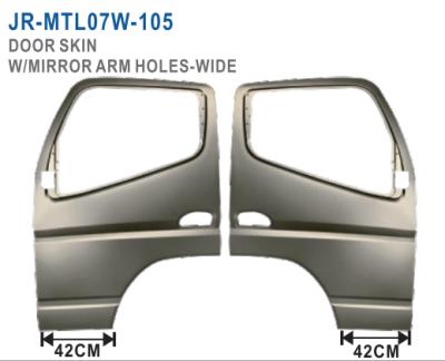 China STEEL DOOR SKIN W/MIRROR HOLES-WIDE ARM FOR MITSUBISHI FUSO CANTER TRUCK SPARE PARTS FE7/FE8 2007-2011 for sale