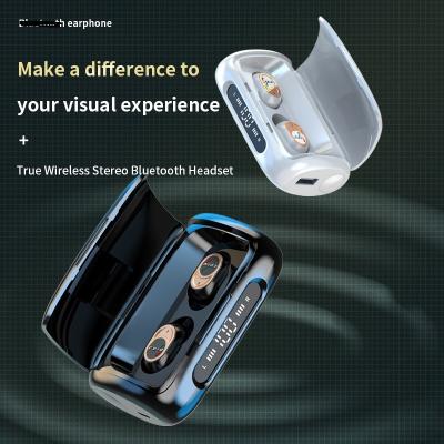 China In-Ear Earphone BT V5.0 TWS HD Wireless Wireless Earphone LED Display With Power Bank Headset With Microphone for sale