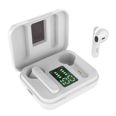 China Cheap In-Ear Earbuds V5.1 LED Display Box Wireless Bass Stereo Charging Headphones Sports Waterproof Headsets Mic for sale