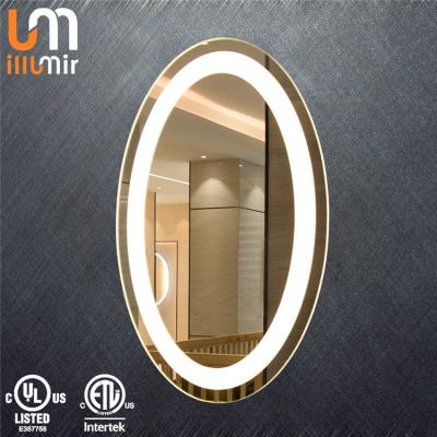 China Round Bathroom Touch Sensor Switch Magnifying Mirror With Lights for sale