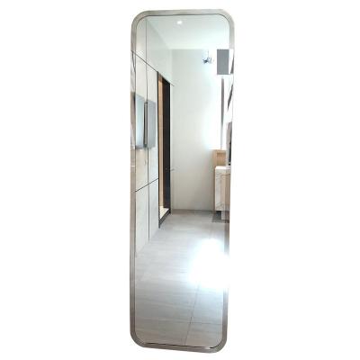 China Cloakroom Hotel And Home Full Frame Stainless Steel Decor Mirror for sale