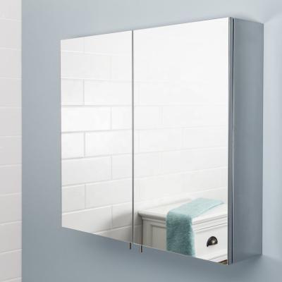 China Modern Custom Hotel Bath Vanity Mirror Home Bathroom Cabinet for sale