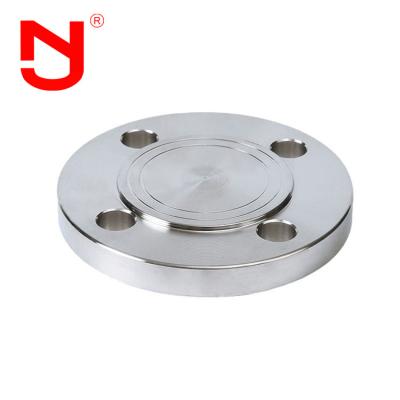 China JIS SS316 High Temperature Resistance Excellent Sealing Performance High Hub Blind Flange for sale