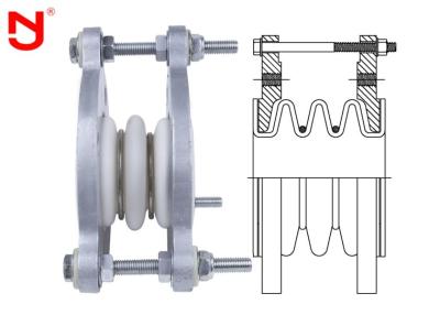 China Electrically Insulated PTFE Expansion Joints Excellent Flexibility SUS 304 Braided for sale