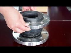 EPDM NBR SBR Pipe Expansion Joint DN32-DN3000 Nylon Cord Fabric Key Frame