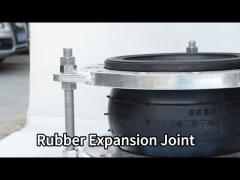 Oem Flanged Expansion Joint , Flexible Rubber Expansion Joints With Tie Rod Control Unit