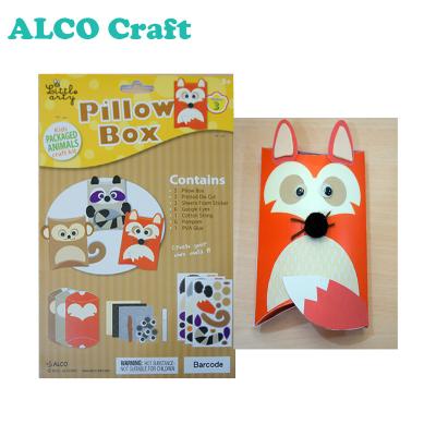 China Gift Packing Small Fox Design Color Pillow Bohemian Style Box Kids Educational Toy for sale