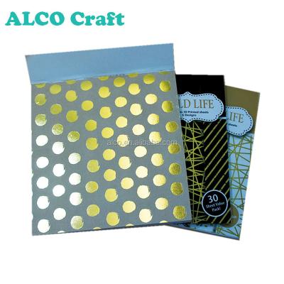 China Japan high quality 6x6 inch acid free card paper with foil for card making for sale