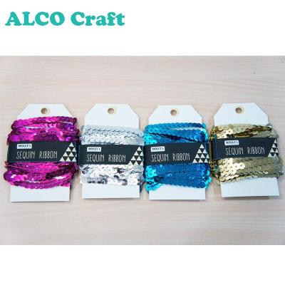 China Various colors sequin viable ribbon for scrapbooking embellishments for sale