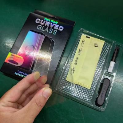 China Mobile Phone 3D Curved Screen Protector Film UV Empered Screen Protector Glass Films for sale