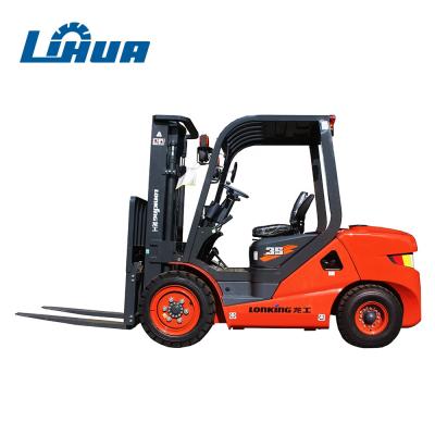 China Lonking machinery repair shops 2 ton 3.5 ton diesel forklift small with Japanese engine for sale