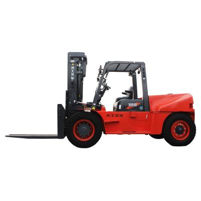 China Factory Chinese Famous Forklift Outboard Type 10 Ton Diesel Forklift Counterweight Specification for sale