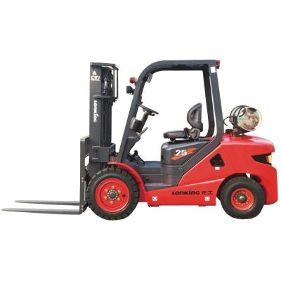 China Building Material Shops Environmental Friendly Forklift 2.5T K21 Engine Gasoline And LPG Forklift for sale