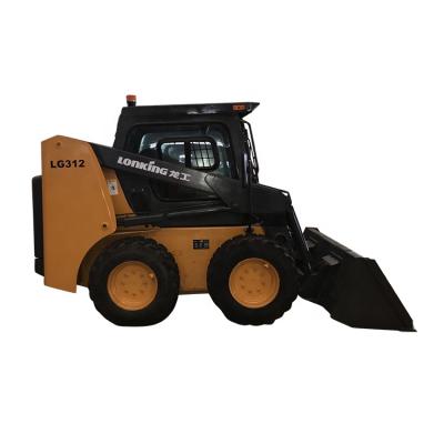 China Farms LONKING Brand KUBOTA Euro 3 Motor Dash AC Cabin One Wheel Integral Skid Loaders and Backhoe Loaders for sale