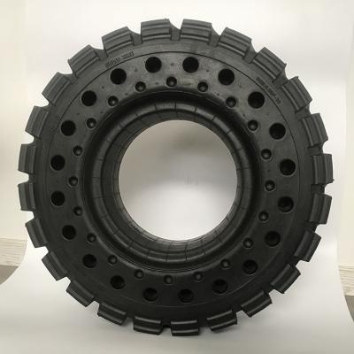 China Forklift Factory Outlet High Flexibility Shock Absorbing Solid Tires 650-10 for sale