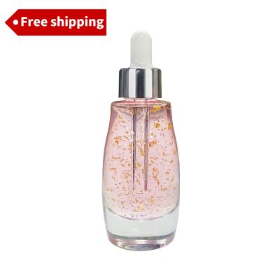 China Skin Revitalizer OEM Private Label High Quality Skin Care Wrinkle Acne Dark Spot Whitening Vitamin C 24K Rose Gold Serum for sale