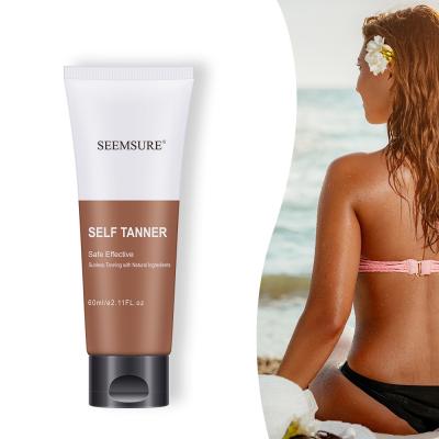 China Private Label Shimmer Natural Self Tanning Tanning Lotion Tanning Sun Self Tanner Tan Lotion For Body for sale