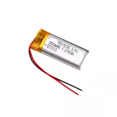 China consumer electronics kc approved lipo battery 701535 3.7V 350mAh battery for beauty device for sale