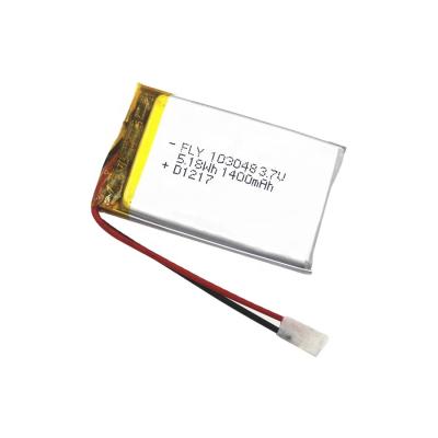 China kc toys certificated 103048 3.7V 1400mAh Lipo Battery For Selfie Stick for sale