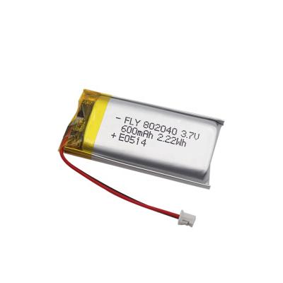 China Toys Small 3.7V 803040 900mAh Li-polymer Rechargeable Battery For Wearable Device for sale