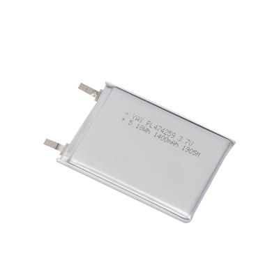 China Consumer Electronics New Li Model 474259 1400mah 3.7v Lithium Polymer Ion Batteries For Mobile Device for sale