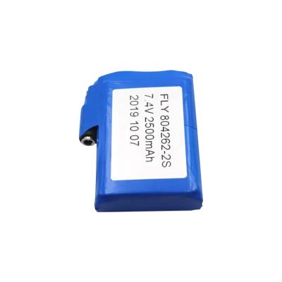 China Electronic Toys Clothes Battery 7.4V 2200mAh Lithium Battery Heating Pack for sale