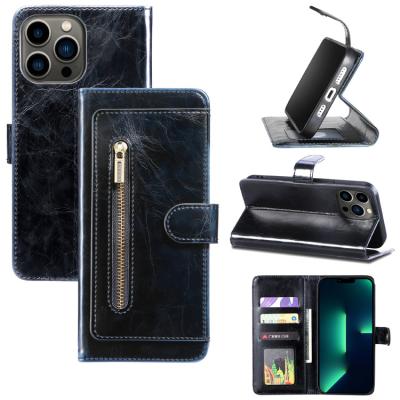 China PRO New iPhone 13 2021 Shockproof Leather Flip Wallet Phone Case Cover Device Case With Card Slot Holder For iPhone 12 for sale