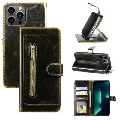 China 2021 New iPhone 13PRO max Phone Case Flip Wallet Cover Device Shockproof Leather Phone Case With Card Slot Holder For iPhone 12 for sale