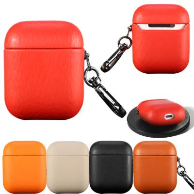 China For AirPods Pro Newest Suitable For AirPods Pro PU Case Fill Cover Device Suitable For Airpods 1 Earphone Case With Hook And Key Ring for sale