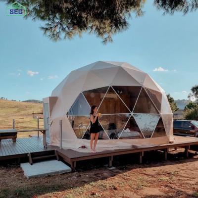 China PVDF/PTFE/PVC/Customized Factory Price Dome Igloo PC Geodesic Dome Tent Small Winter Tents Soundproof Transparent Hotel Dome for sale