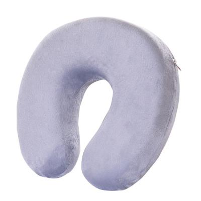 China 2020 Memory Travel Neck Pillow For Airplane Sleep 100% Memory Foam Adjustable Travel Pillows for sale