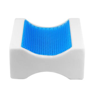 China Memory Gel Leg Pillow Memory Foam Knee Support Cooling Pillow for sale