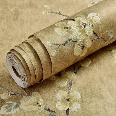 China Modern Decorative Floral 3d Wallpaper Wallpaper Bedroom Living Room Study Room Shopping Store for sale