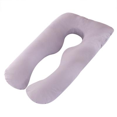 China Hot Selling Amazon Ebay Folded U Shape Sleeping Pillow Pregnancy Maternity Pregnant Pillow With Removable Pillowcase For Pregnancy Women for sale