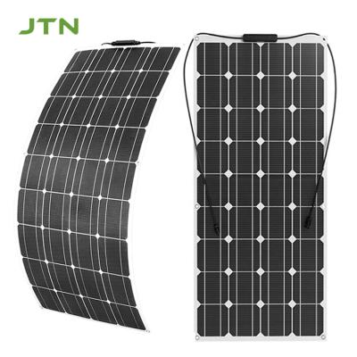 China Home Commercial Solar Flexible Thin Film Solar Panel 100w 150w 160w 180w 200w 250w 300w 350w 400w 500w 1000w Flexible Monocrystalline PV Solar Panel ETFE System for sale