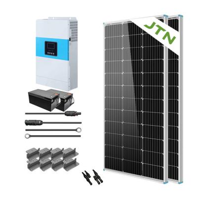 China Home Use Hybrid Solar Power 10Kw Off Grid Solar System for sale