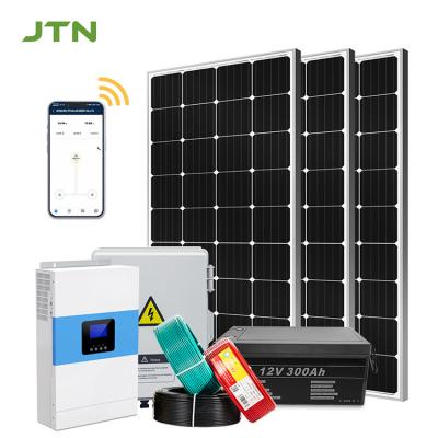 China Low Cost Home Power 10Kw Solar System Off Grid Hybrid 10000 Watt Solar Panel System for sale