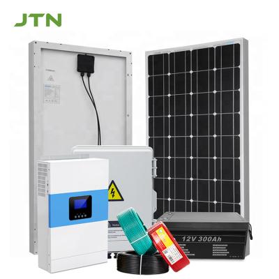 China Home Solar Power Panel Solar Generator 5000W Off Grid 5Kw Solar Power System Kit for sale