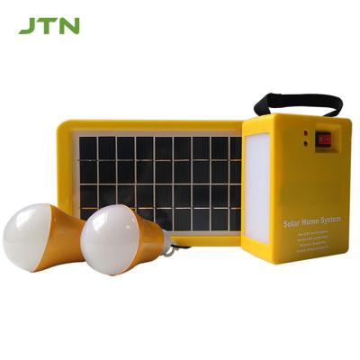 China Home Solar Lights Home Solar Power System 3W Portable Mini Solar Lighting System For Indoor for sale