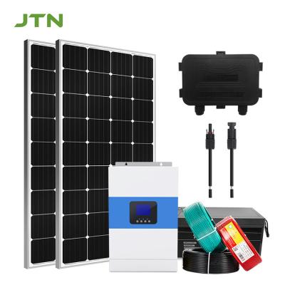 China Home Home Electric 3kw Off Grid Solar Power System 3000w 5000w 10000kw Panel Solar Kit Complete for sale