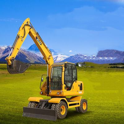 China 2021 new mini excavators operation machinery earthmoving digger small easy bagger micro digger 1 ton excavator for sale for sale