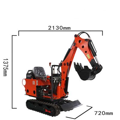 China Easy Operation Resure Excavators Mini 0.8 Ton Mini Crawler Excavator for sale