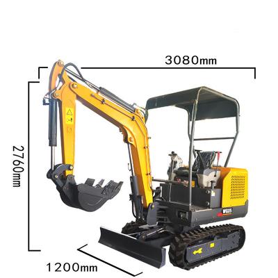 China Easy Operation Resure 0.8 Ton 1 Ton Mini Excavators 1.2 Ton Mini Digger Digger for sale