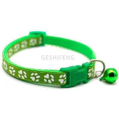 China Viable Wholesale Cheap Dog Cats Collar With Colorful Bells Fashion Pet Collar for sale