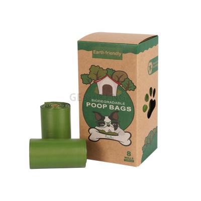 China Sustainable Custom Eco Friendly Biodegradable Compostable Poop Trash Bags For Dogs Poop Bags for sale