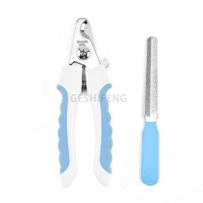 China Stainless Steel Dog Nail Scissors Dog Scissors Cat Grooming Tool Pet Nail Viable Scissors for sale