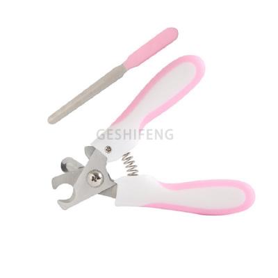 China Viable Professional Dog Pet Nail Scissors Cutter Scissors Set Stainless Steel Grooming Scissors for sale